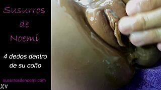 Four Fingers Deep in Pussy for Intense Orgasm!