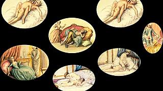 Ik ben helemaal weg van deze vintage erotische kunst!