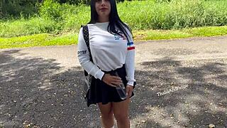 Colombian College Girl Cheats on Boyfriend with Stranger POV Fuck! 😈