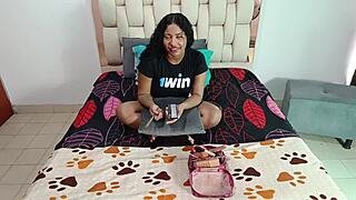 perverted stepbrother fucks latina stepsister's pussy