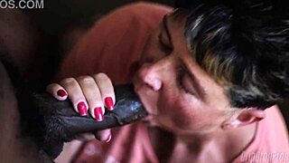 dripdrop granny t enjoys sucking big black cock