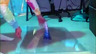 Needy chubby femboy tries Bad Dragon dildos first time! 😲