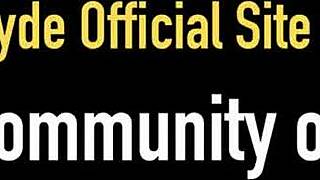 feeling the monster cock deepthroat, red august moans as shaundam cums on her plump pussy