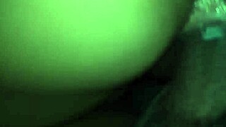 Hot girl sits on all fours