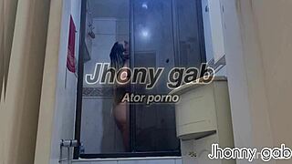 Tattooed teen Suzie takes big cock in shower