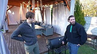 Poshspicy and Verlonis enjoy intimate fun with neighbours