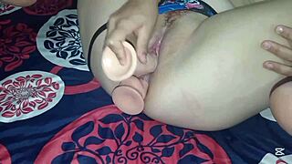 Mexican Girl Feels Intense Orgasm While Masturbating Wet Pussy