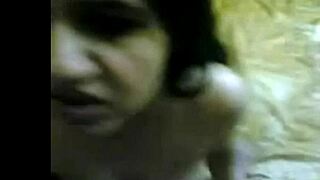 round ass couple enjoys blowjob and facial on webcam