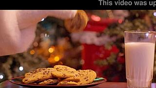 Step mom saves christmas with blowjob