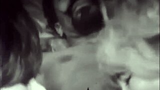 vintage interracial threesome in dark london's swinging sixties shadows. so retro! 🇬🇧