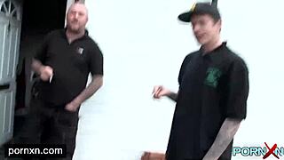 Horny Skinny Leyla Flashes In Public?