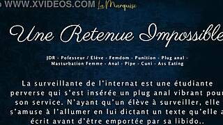 French femdom anal detention scene