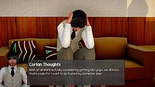 Intriguing headmaster's fantasy with blonde big tits