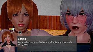 Intriguing headmaster's fantasy with blonde big tits