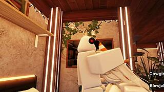 Slutty Traffic Cone Submits to Blowjob Domination.