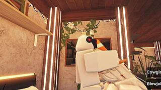 Slutty Traffic Cone Submits to Blowjob Domination.