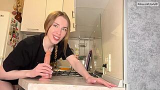 I Tore My Panties To Make It Easier To Masturbate Blowjob