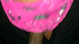 Blindfolded old man receives blowjob and cum in part 3