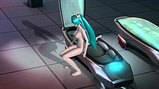 I's Hatsune Miku in nude cat costume