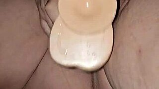 milf at camp spreads her pregnant pussy for sex