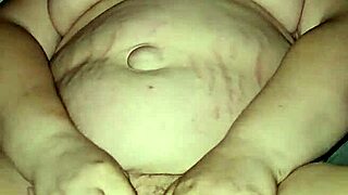 milf at camp spreads her pregnant pussy for sex