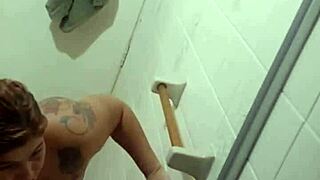 Filmed Shower Leads To Tight Ass Fucking