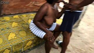 Fat Ass Neighbor Enjoys Outdoor Fucking With Monster Cock In Detailed Scenes