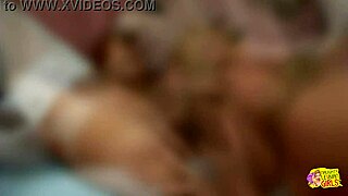 Blonde and brunette lesbians in stockings have passionate sex 😍