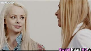 Bathing Babe Teases With Lesbian Kisses And Masturbation?