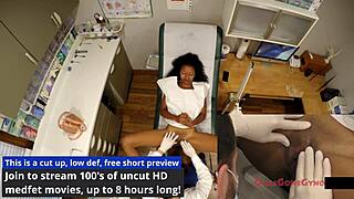 Tampa Universiteit Lichamelijk - Nikki Stars Achter de schermen kont spreid examen