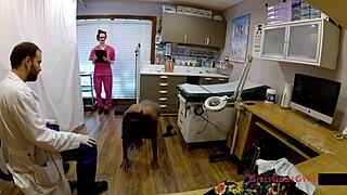 Tampa University Physical - Nikki Star's Backstage Ass Spreading Exam