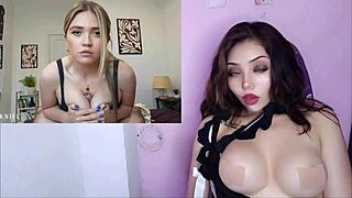 That big-titted lover with natural tits is receiving a good fuck