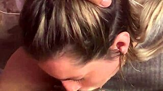 Beautiful day for blonde slut blowjob with happy ending?