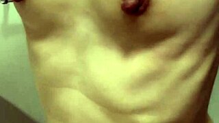 Japanese Wife's Nipples Harden Under My Tongue After Bath