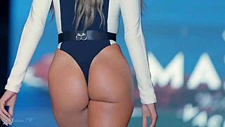 Check out this bikini model's big ass curves