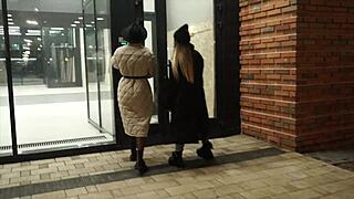 i dominated my teen neighbor with a strapon, her moaning as i fucked her toys deep, amateurs watching the solo lesbian sex