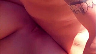 i fuck this blonde girl's beauty ass outdoor