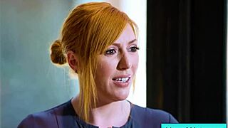 Lauren Phillips explains nuru massage to client David Lee in a casual chat