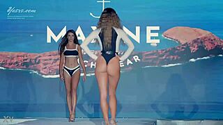 Check out this bikini model's big ass curves