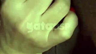 I face fucked in interracial gangbang humiliation