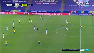 brazil loses to argentina in soccer