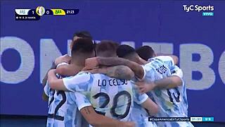 brazil loses to argentina in soccer