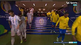 brazil loses to argentina in soccer