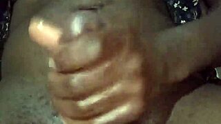 Sexyjayla254's Kenyan Crossdresser Strokes Big Black Cock  