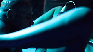 Latina Slave Puts Her Feet On My Cock While I Lick Her Soles And Deepthroat