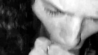 Rhonda bj queen sucks cum out of my nuts