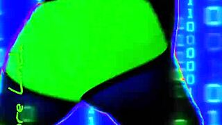 Latina teen dances beautifully at home