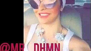 Gulf girl dances on shilats with hashish in home setting