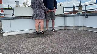 My hobby peeing with mother-in-law in various spots