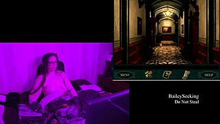 playing through blackmoor manor with naked brunette big tits